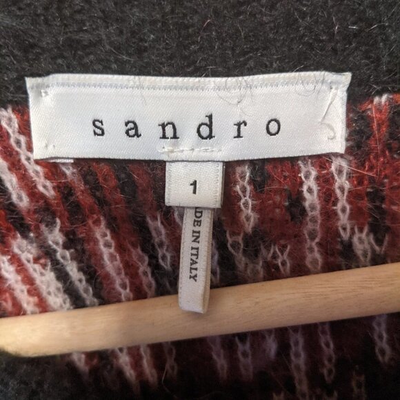 Sandro | Leopard Mohair Knit Sweater - Picture 6 of 8